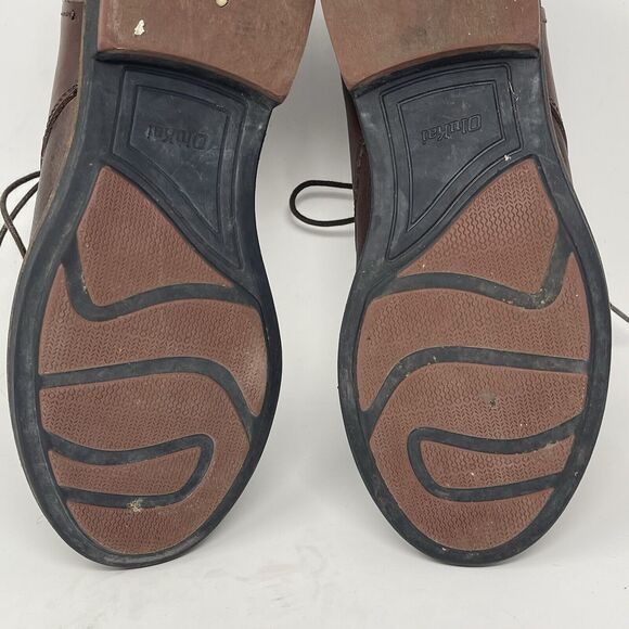 Olukai Pahoa Chukka Boots Mens 10 Brown Leather Lace Up Ankle Casual NO INSOLES